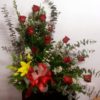 12 Rosas con Lilys y Dolar - Flores, Florería, Floristería