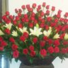Canasta con 100 Rosas y Lilis - Flores, Florería, Floristería