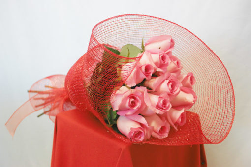 Bouquet de 12 Rosas en Red - Flores, Florería, Floristería
