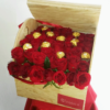 Baúl con 48 Rosas y Chocolates - Flores, Florería, Floristería