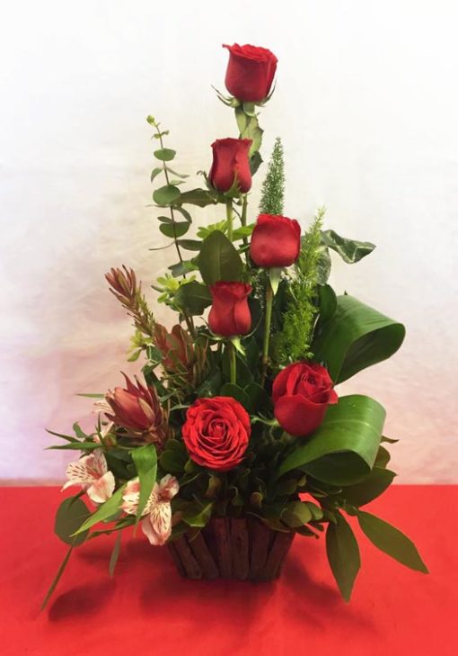 6 Rosas - Flores, Florería, Floristería