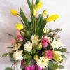 Tulipanes con Rosas y Lilis - Flores, Florería, Floristería