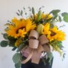 Caja con Girasoles y Lilys - Flores, Florería, Floristería