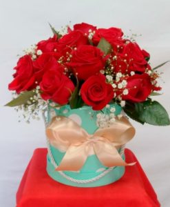 Caja con 24 Rosas - Flores, Florería, Floristería