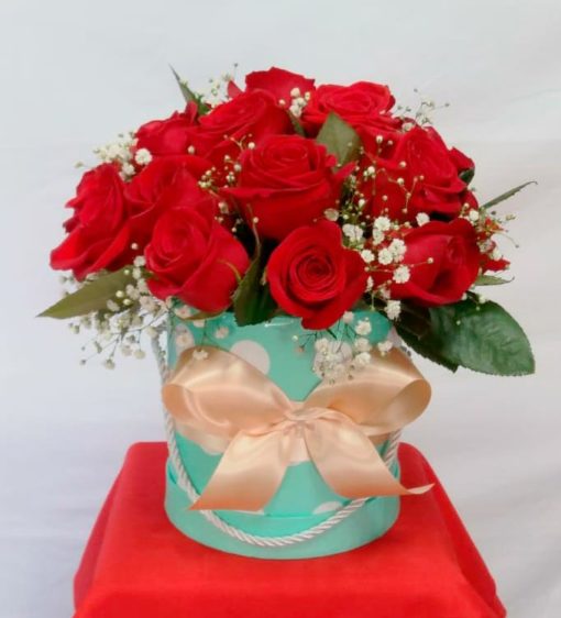 Caja con 24 Rosas - Flores, Florería, Floristería