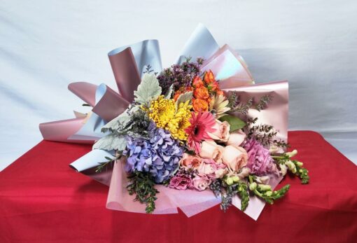Ramo Primaveral Grande en Papel Coreano - Flores, Florería, Floristería