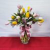 Jarrón con 30 Tulipanes - Flores, Florería, Floristería