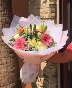 Ramo de Gerberas y Lilys - 26AG10