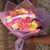 Ramo de Tonos Pasteles, Mariposas y Liston Personalizada - 26AG12